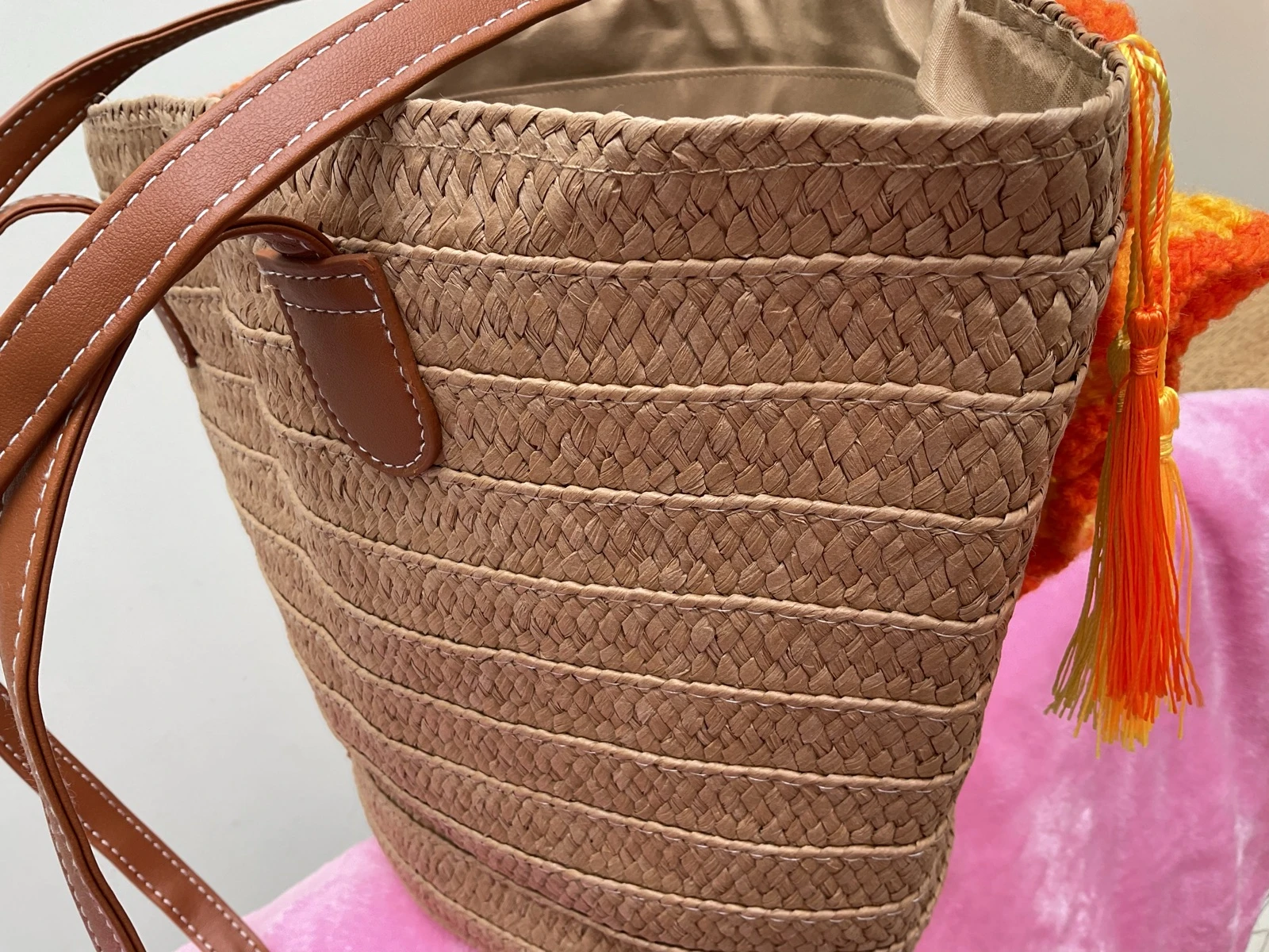 Mand/Tas Orange Rose. Made By Anne. SALE! – photo 6